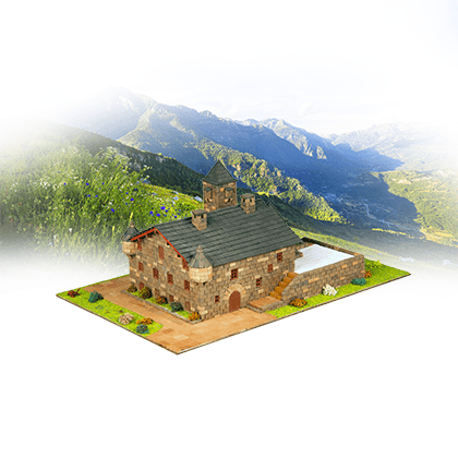 Kit de construcción de cerámica Casa de la Vall (Andorra)