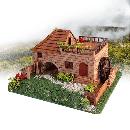 Kit de construcción de cerámica Molino de Agua