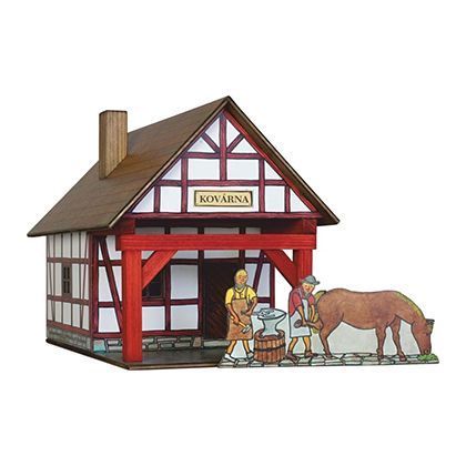 Kit de construcción de madera Herrería