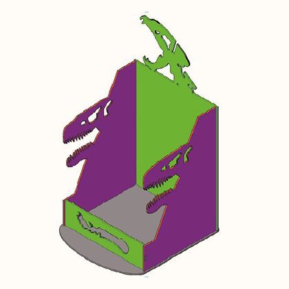 Expositor Dinoland (Sin cargo con 14 Ud.)