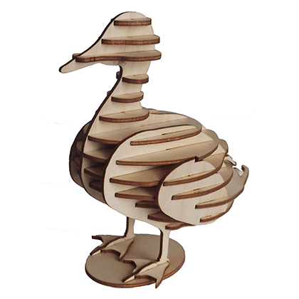 Kit de construcción de madera Pato
