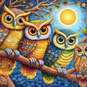 Buhos a la luz de la luna CherryPazzy 20449