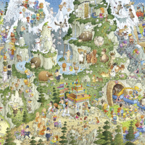 Hábitat del Himalaya, Funky Zoo (Standard 1000 pz) Heye 30099