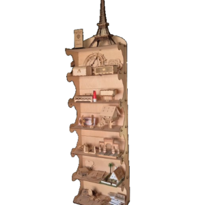 Expositor de pared 7 baldas